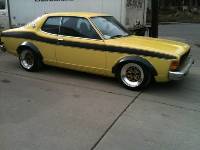 1975 Yellow 2 Door Coupe