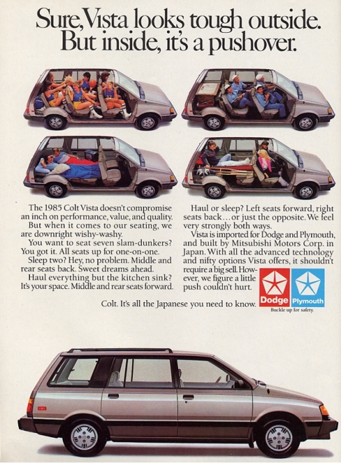 1985 Dodge Colt Magazine Ad