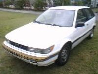 1989 White 3 Door Hatchback
