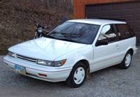 1991 White 3 Door Hatchback