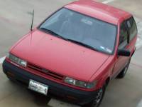 1991 Red 3 Door Hatchback
