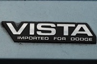 Dodge Colt Vista Nameplate